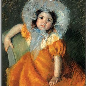 Child In Orange Dress Mary Cassatt Obraz zs17645
