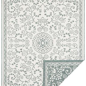NORTHRUGS - Hanse Home koberce Kusový koberec Twin Supreme 103865 Green / Cream – na von aj na doma - 160x230 cm
