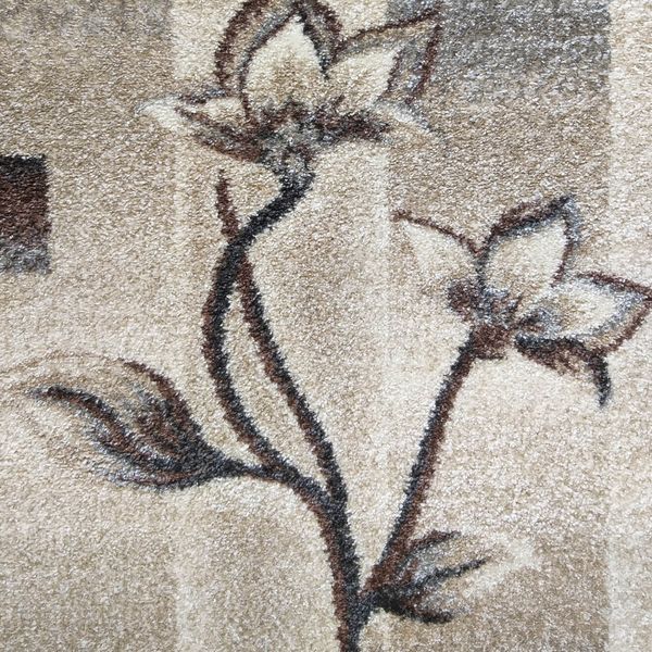 DomTextilu Kvalitný koberec do obývačky s motívom kvetov 55548-234662