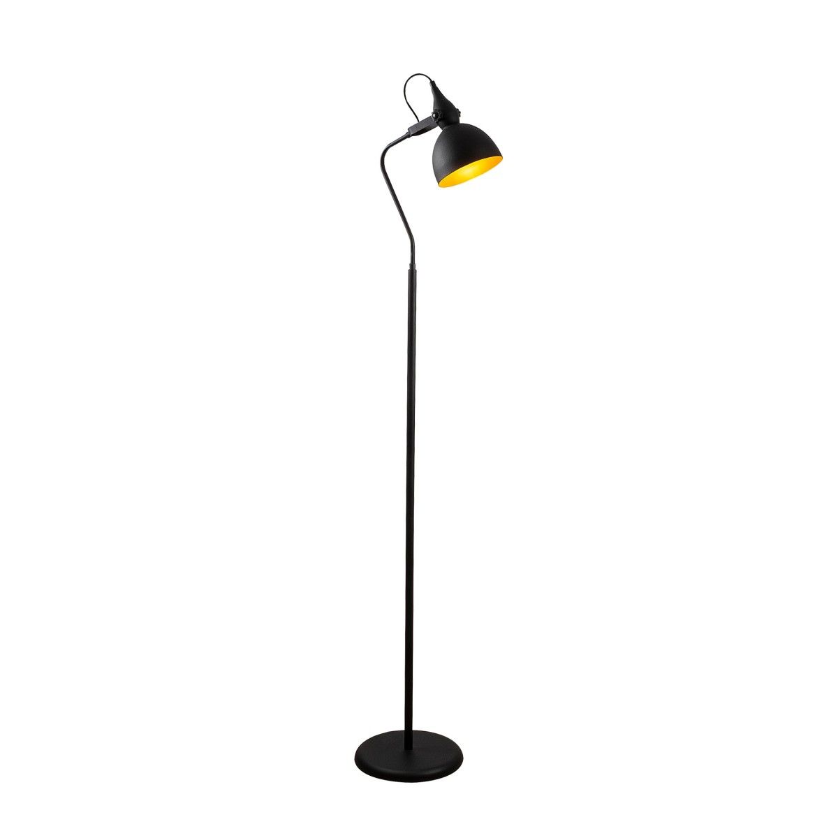 Stojacia lampa Lik II 183 cm čierna