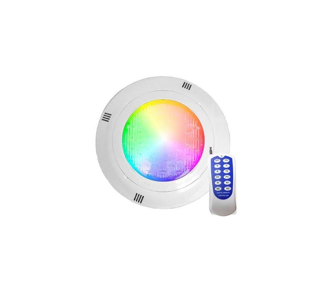 LED RGBW Bazénové svietidlo LED/45W/12V IP68 + diaľkové ovládanie