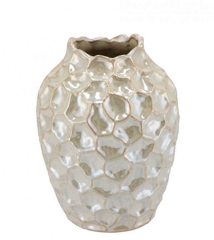 Kameninová váza MEDINA, Light Pearl