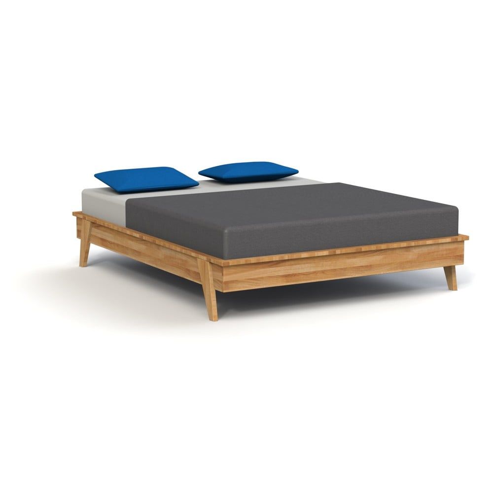 Dvojlôžková posteľ z dubového dreva 200x200 cm Retro - The Beds