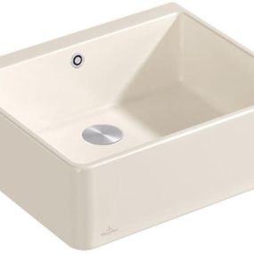 VILLEROY & BOCH VILLEROY & BOCH - Keramický drez Farmhouse 60 X (= Spülstein 60 X) Cream modulový 595 x 500 x 200 bez excentra 636001KR