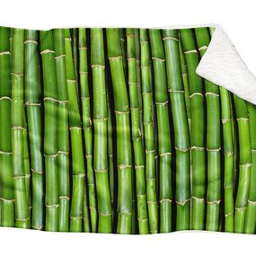 Deka Bambus (Rozmer: 200 x 140 cm, Podšitie baránkom: ÁNO)