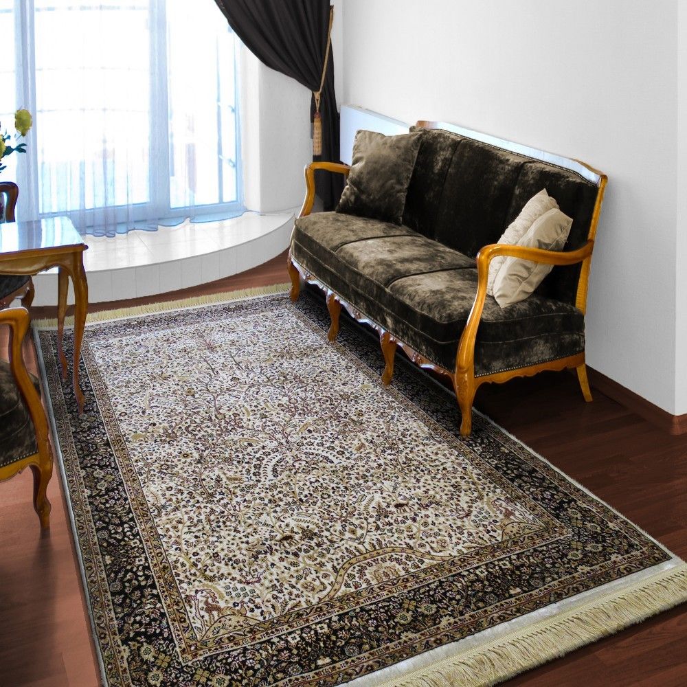 DomTextilu Vintage koberec s drobným vzorom béžový 26623-151343