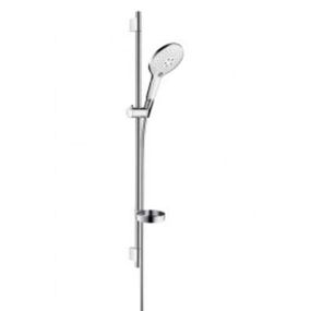 HansGrohe Croma Select E - Sprchová súprava Vario EcoSmart 9 l/min 0,65 m, biela/chróm 26583400