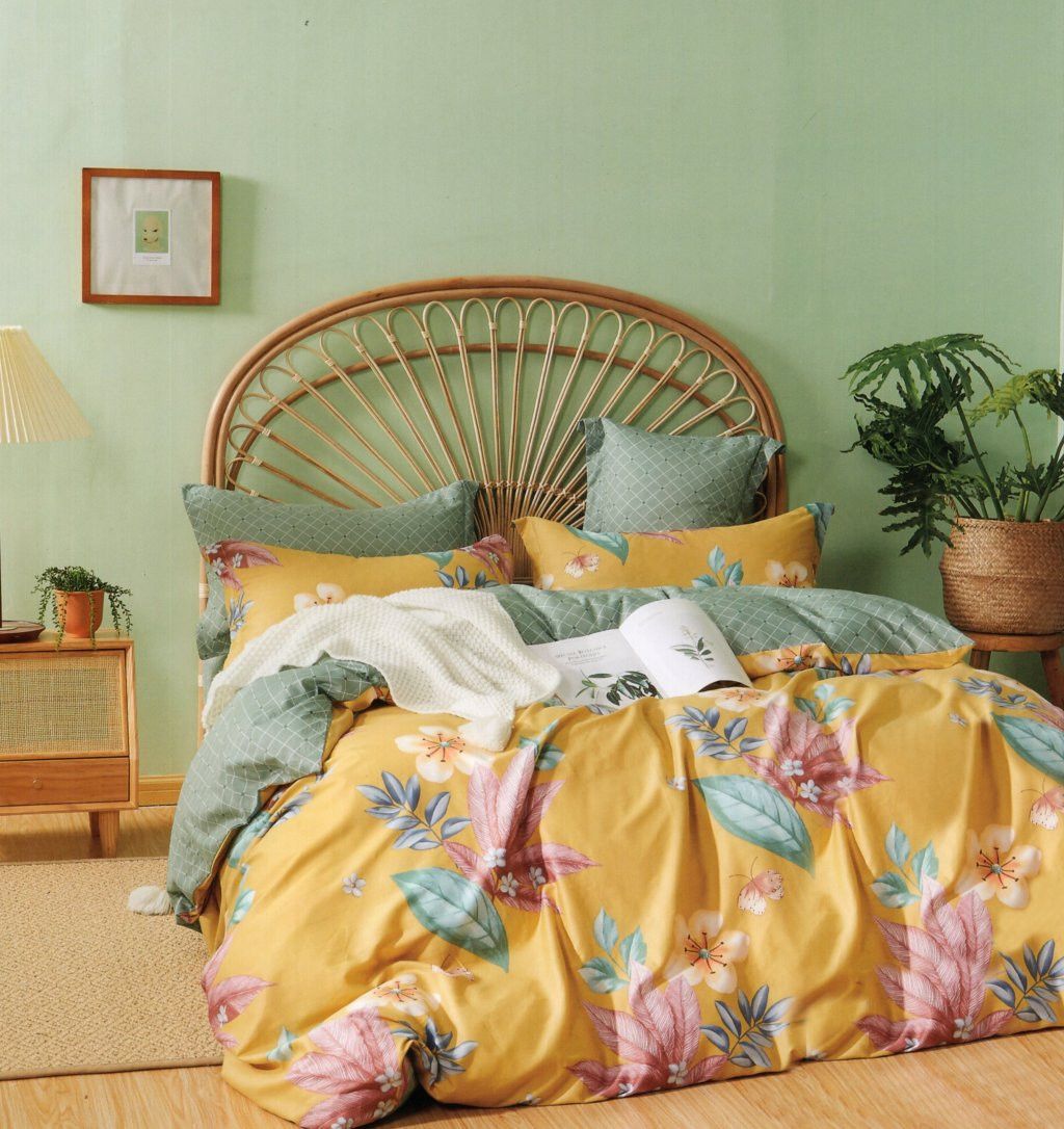DomTextilu Žlté bavlnené obojstranné posteľné obliečky 3 časti: 1ks 160 cmx200 + 2ks 70 cmx80 Žltá 70 x 80 cm 36930-176512