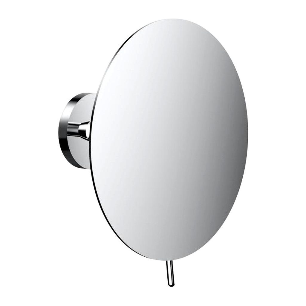 Emco Cosmetic mirrors Pure - Nástenné okrúhle holiace a kozmetické zrkadlo, Ø 190 mm, 3 násobné zväčšovanie, chróm 109400106