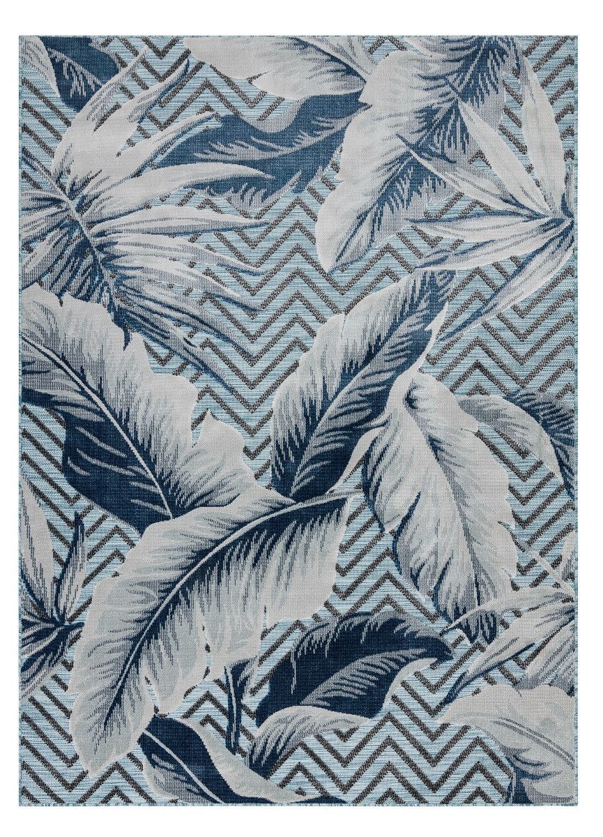 Dywany Łuszczów Kusový koberec Botanic 65242 Feathers aqua - 78x150 cm
