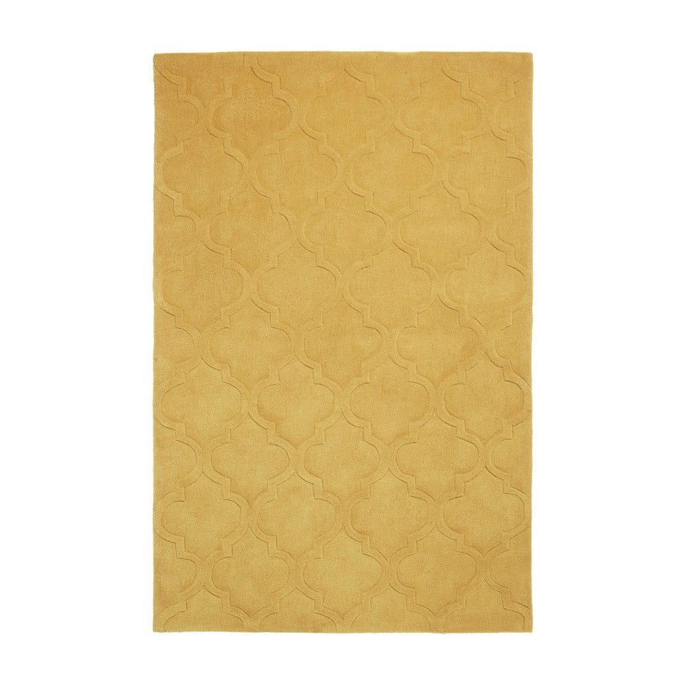 Žltý ručne tuftovaný koberec Think Rugs Hong Kong Puro Yellow, 150 × 230 cm