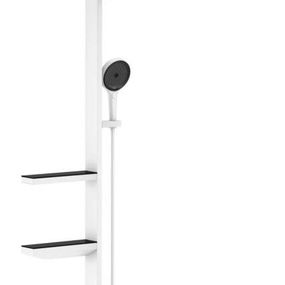 HansGrohe Rainfinity - Sprchová súprava Showerpipe 360, 1jet, matná biela 26842700