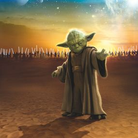 KOMR 244-4 Obrazová fototapety Komar Star Wars Master Yoda, veľkosť 184x254 cm