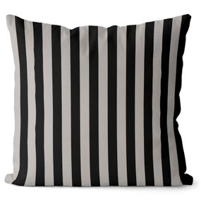 Vankúš Gothic stripes (Veľkosť: 55 x 55 cm)