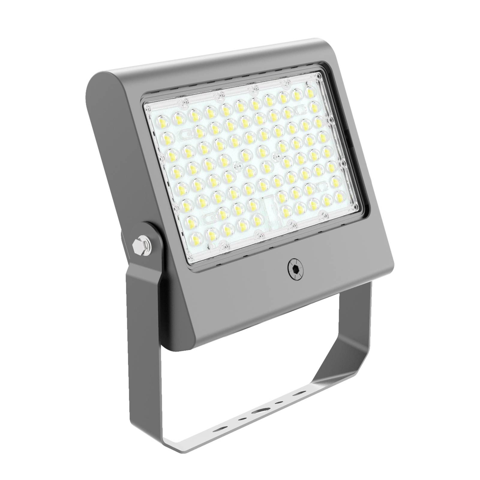 InnoGreen CUBIC 3.0 LED svetlá CRI80 sivá 840, odliatok hliníkovej zliatiny, 150W, L: 40.7 cm, K: 34.7cm