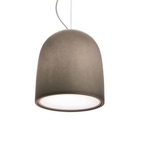 Modo Luce Campanone závesná lampa Ø 33cm tmavosivá, Obývacia izba / jedáleň, kov, polyetylén, E27, 42W, K: 36cm