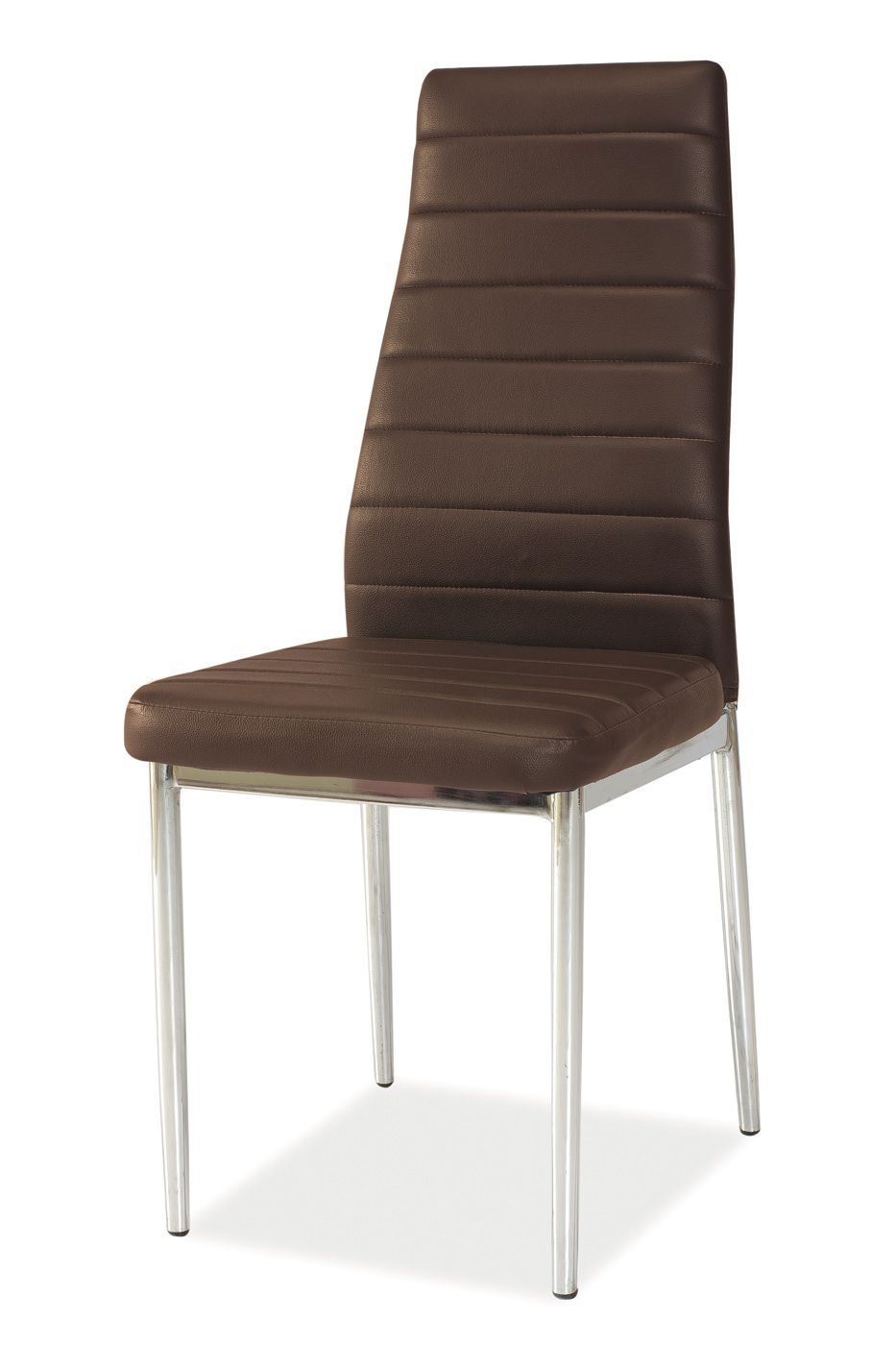 Jedálenská stolička H-261 (ekokoža hnedá)