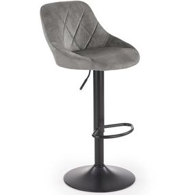 Halmar H101 barová stolička šedá