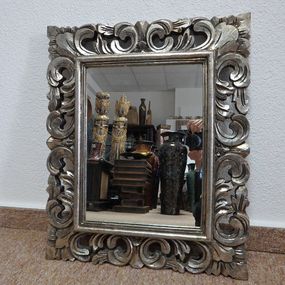 Zrkadlo LUGAR strieborné, 60x50 cm