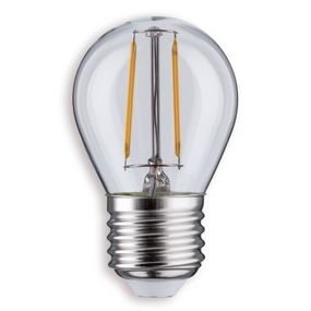 Paulmann E27 2, 6W 827 kvapková LED žiarovka číra, sklo, E27, 2.6W, Energialuokka: F, P: 7.2 cm