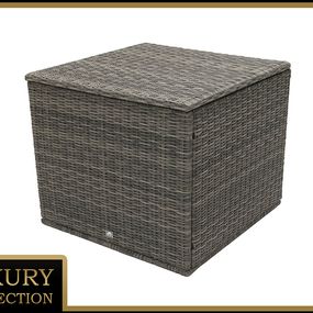 DEOKORK Box na podušky 90 x 90 cm BORNEO LUXURY (sivá)