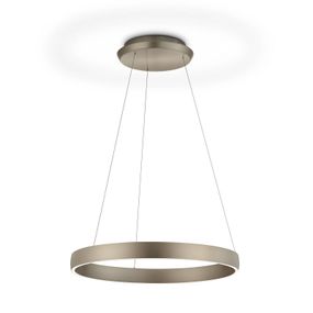 Knapstein Závesné LED svietidlo Sara-60 bronz 2200 – 3 000 K, Obývacia izba / jedáleň, hliník, akryl, 75W, K: 5.5cm