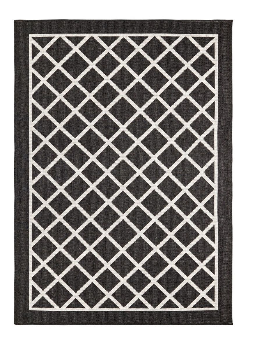NORTHRUGS - Hanse Home koberce Kusový koberec Twin Supreme 103425 Sydney black creme - 80x250 cm