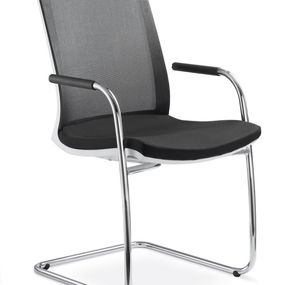 LD SEATING Konferenčná stolička LYRA NET 213-KZ-N4, kostra chrom