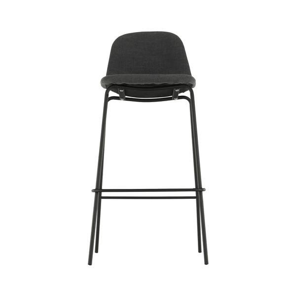 Barová stolička Mariola 2 New - tmavosivá / čierna