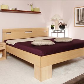 Masívna posteľ s úložným priestorom varezza 6a (v.44) - 160/180 x