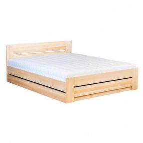 Manželská posteľ 140 cm LK 198 (s roštom a úl. priestorom)