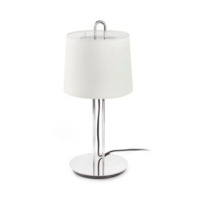 FARO MONTREAL chrom/bílá stolní lampa