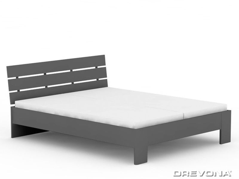 Drevona, posteľ REA NASŤA 160, graphite