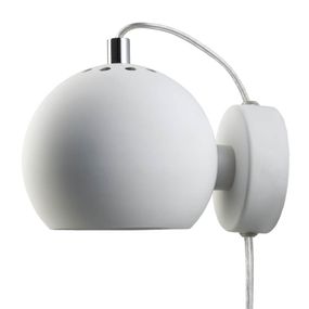 FRANDSEN - Nástenná lampa Ball,, matná biela
