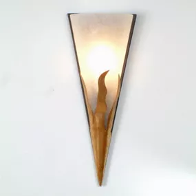 Holländer Nástenné svietidlo Fiamma, Obývacia izba / jedáleň, kov, sklo, E14, 40W, L: 18 cm, K: 46cm