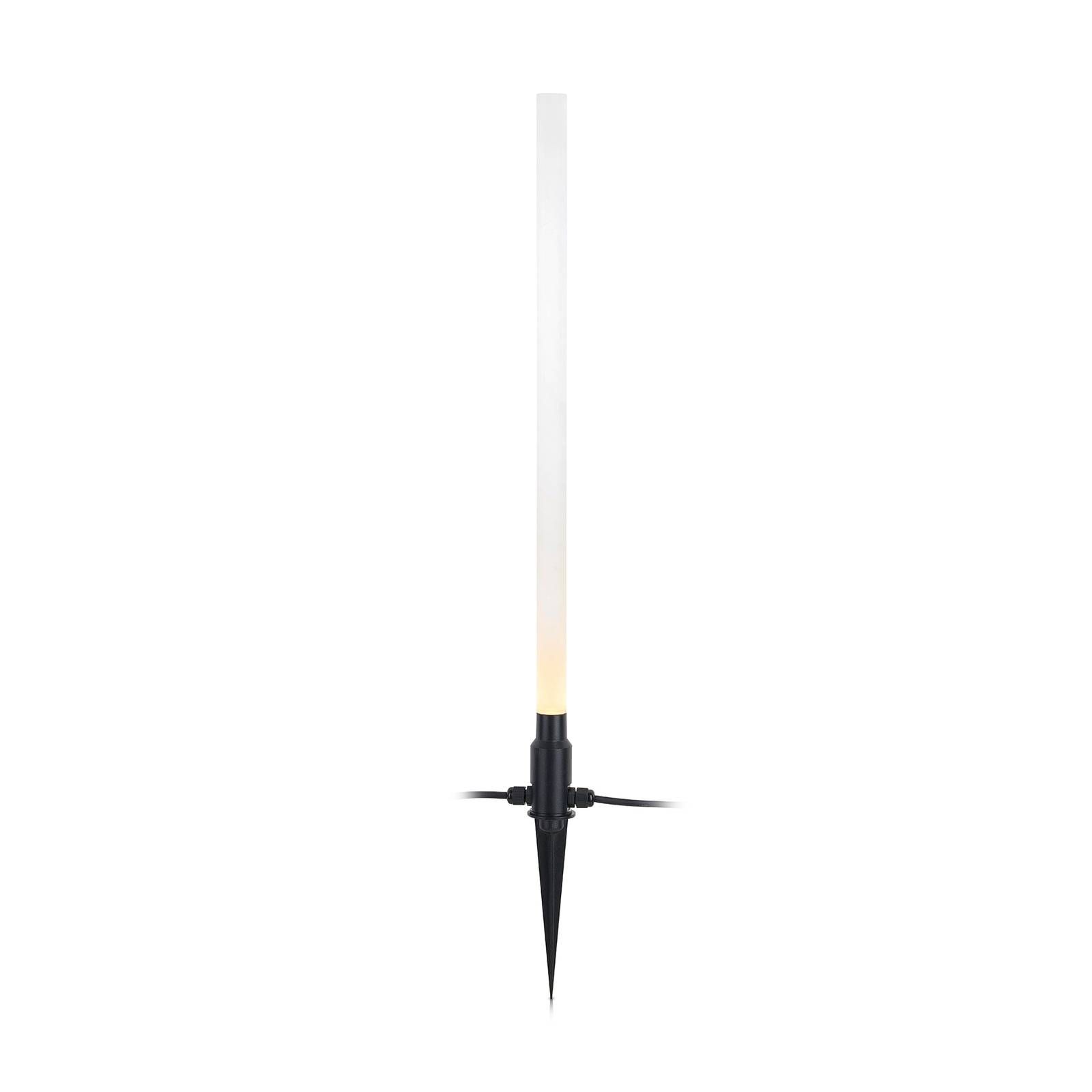Markslöjd Garden 24 dekoračná LED lampa Spear číra svet. tyč, plast, 3W, Energialuokka: E, K: 75cm