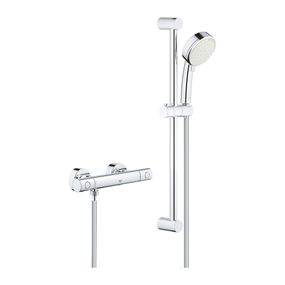 Grohe Grohtherm 800 Cosmopolitan - Termostatický sprchový set so sprchovou tyčou 600 mm, chróm 34768000