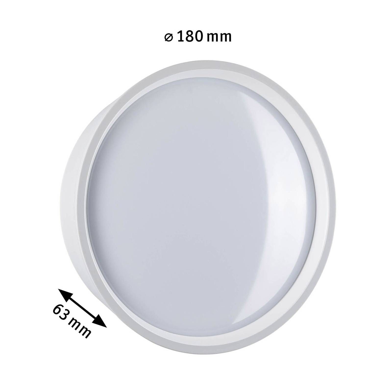 Paulmann Platomo vonkajšie LED svietidlo biela, plast, 14.5W