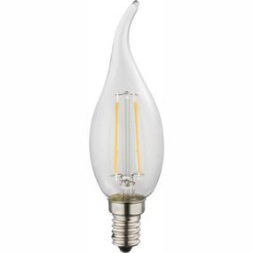 LED žiarovka Led bulb 10584C (nikel + priehľadná)