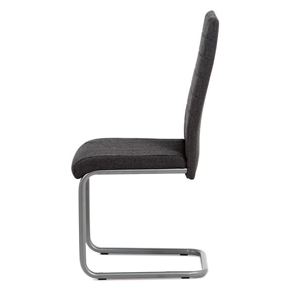 Autronic -  Jedálenská stolička DCL-400 GREY2, sedák šedá latka/nohy anthrazit