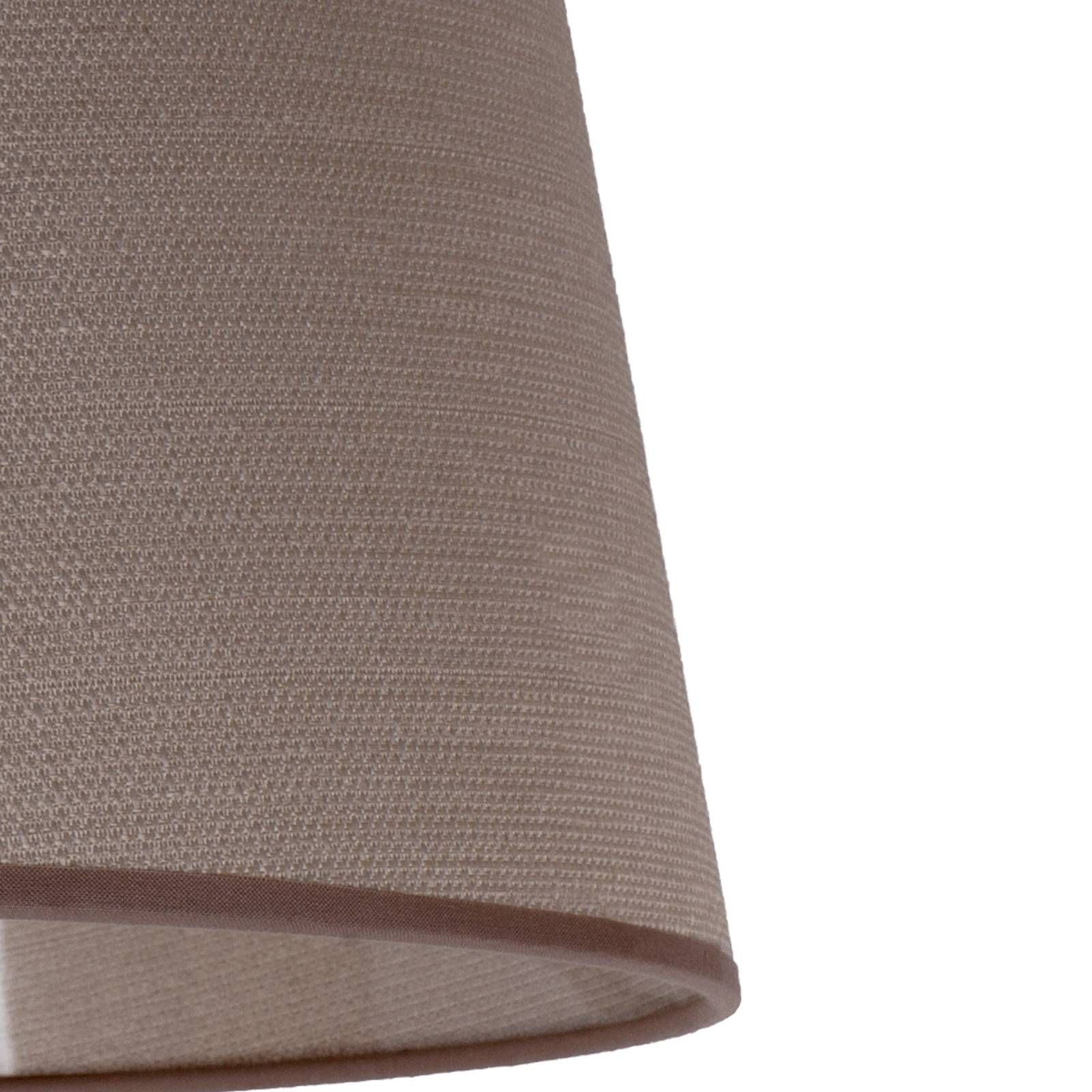 Euluna Tienidlo na lampu Classic L stojace, veroni béžová, textil, E27, K: 30cm