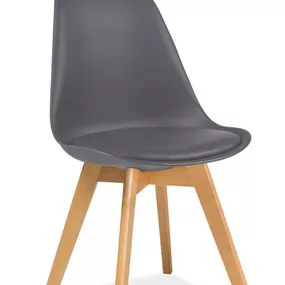 Jedálenská stolička Signal KRIS buk/sivá