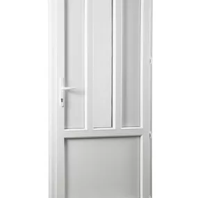SKLADOVE-OKNA.sk Vedľajšie vchodové dvere REHAU Smartline+, pravé, 980 x 2080 mm, biela