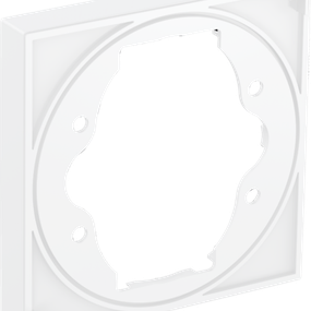 Hansgrohe ShowerSelect - Predlžovacia rozeta, biela matná 13593700
