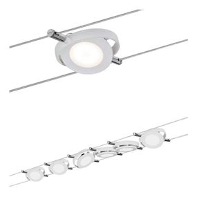 Paulmann 94106 - SADA 6xLED/4W Luster na lanku ROUNDMAC 230V biela