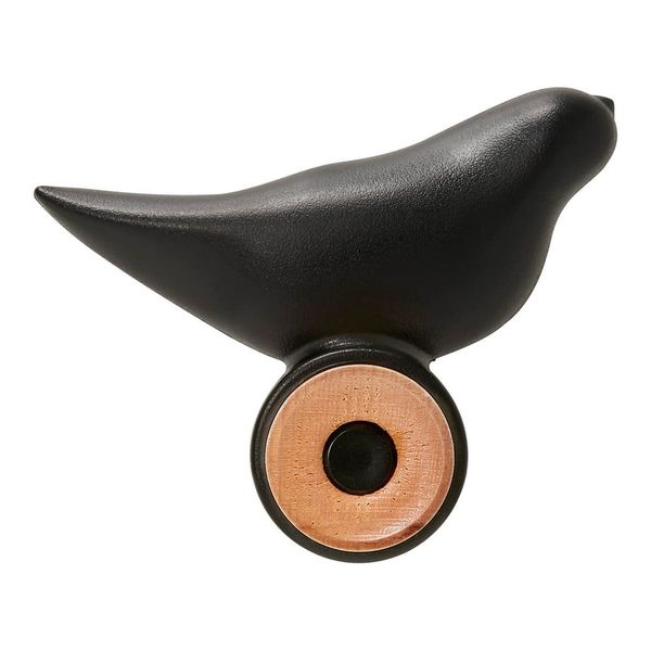 Čierny nástenný háčik Bonami Essentials Bird