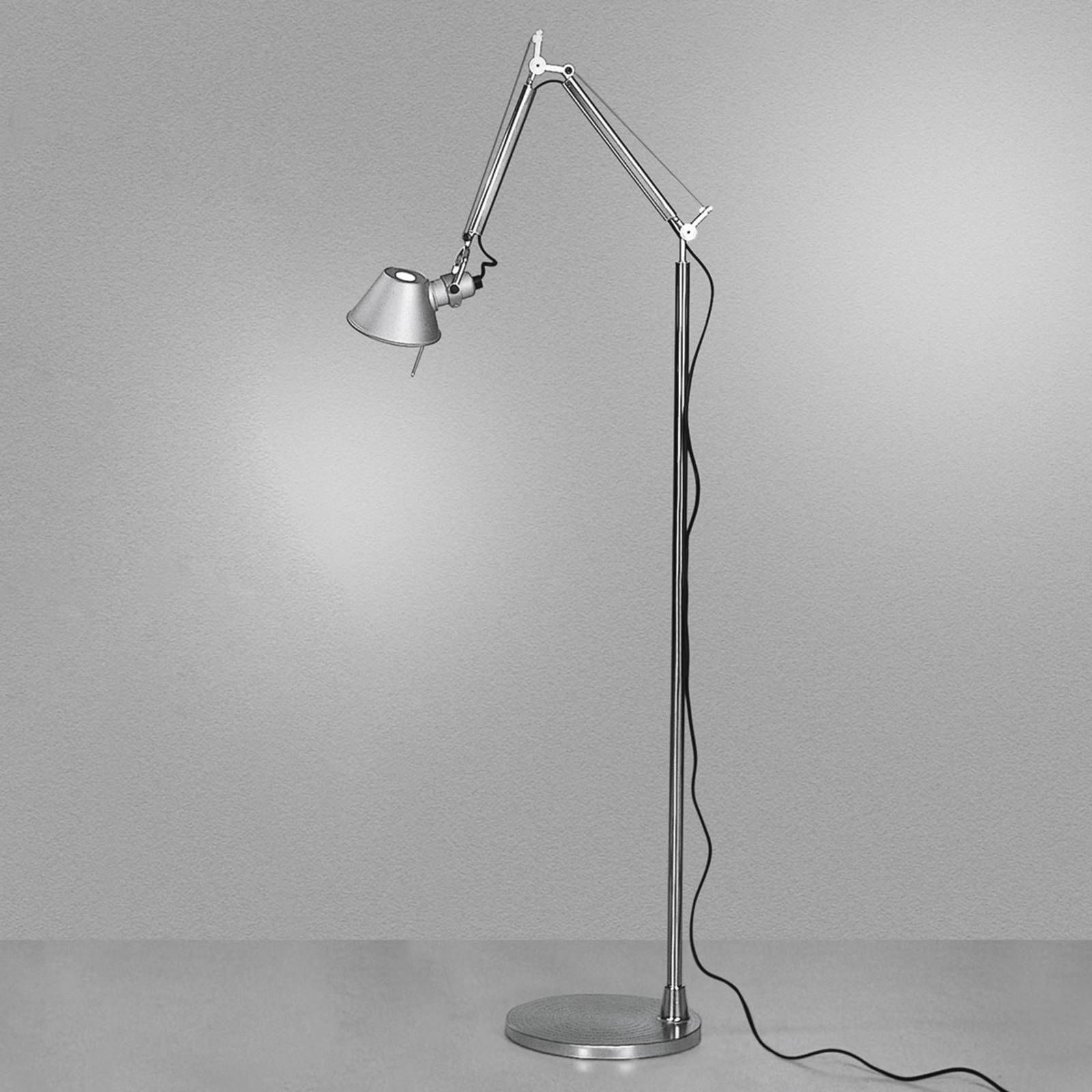 Artemide Stojaca lampa Tolomeo Micro LED 2 700 K, Obývacia izba / jedáleň, hliník, oceľ, 9W, K: 172cm