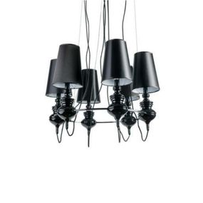 Závěsné svítidlo AZzardo Baroco 6 pendant black AZ1379 E27 6x50W IP20 80cm černé