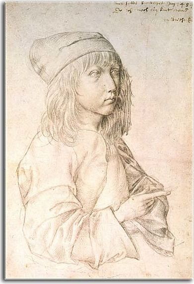 Self-Portrait at 13 Obraz Albrecht Dürer zs16593