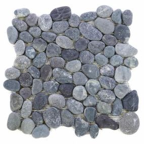 Mozaika Garth riečne okruhliaky - šedá obklady 1 m2